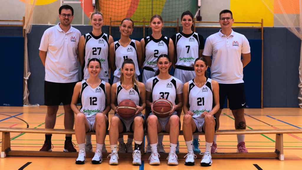Damen Basketball Mannschaft Teamfoto
